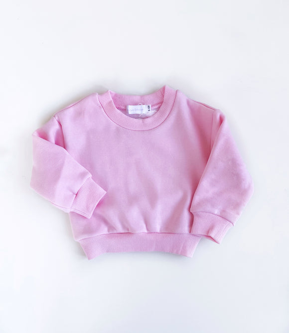 Crew Sweater - Pink